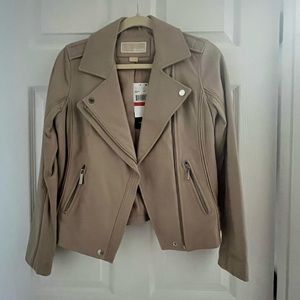 Michael Michael kors leather jacket, size XS, brand new with tags